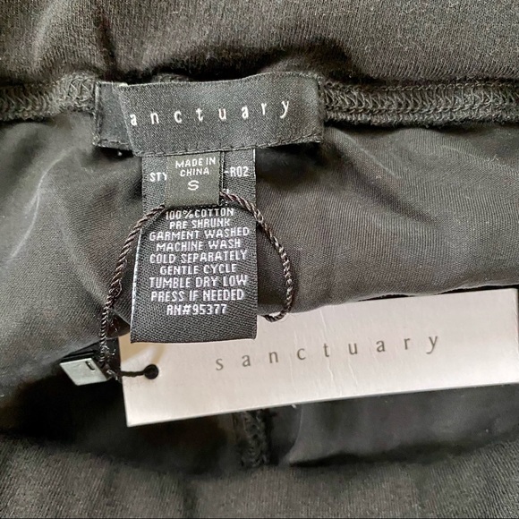 SANCTUARY ‘New Sand to City Pant’ in Black Size Small NWT - Picture 7 of 9